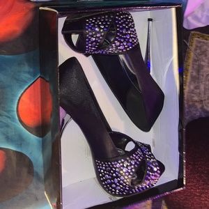 Black night out heels